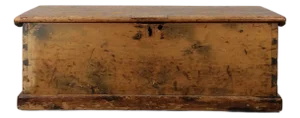 Antique Primitive Trunk With Stunning Dovetailed Joinery