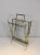 Neoclassical Brass and Glass Magazine Rack For Sale - Image 9 of 13