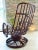 Mid-Century Rattan Rocking Chair For Sale - Image 4 of 11