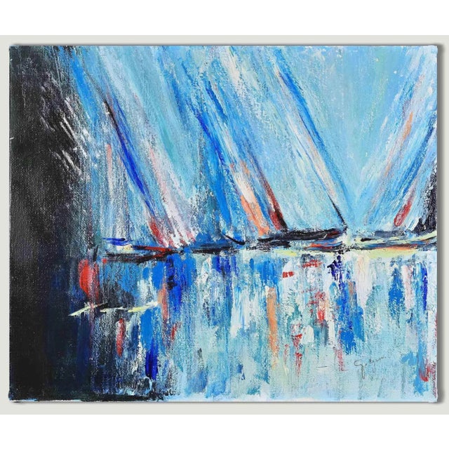 Martine Goeyens, Reflected Light, Original Painting, 2020s For Sale - Image 4 of 4