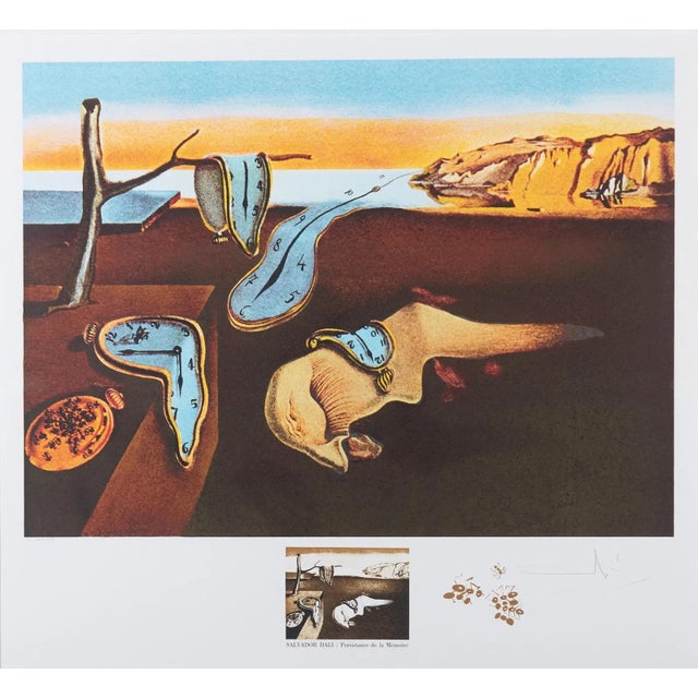 ARTIST: Salvador Dali TITLE: Changes in Great Masterpieces Persistence de la Memoire MEDIUM: Lithograph SIGNED: Hand...