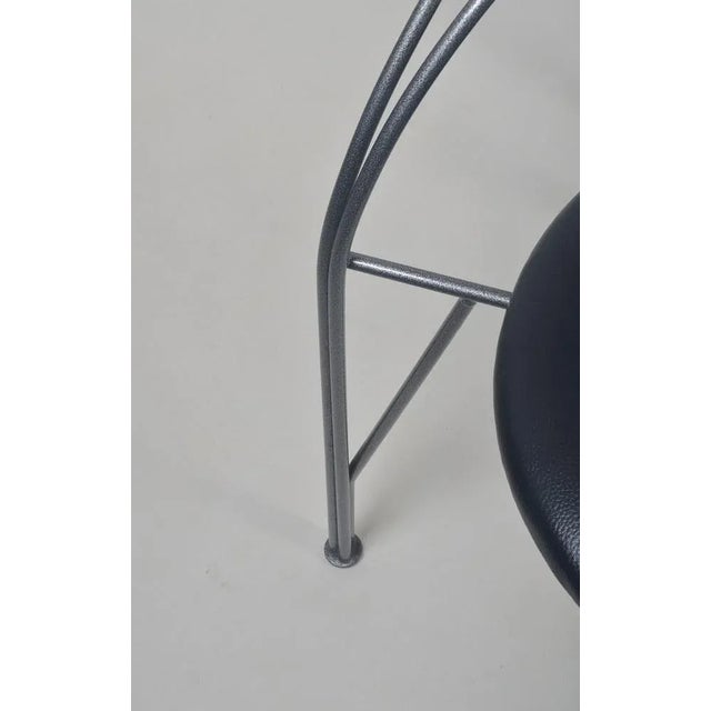 Metal Lune d'Argent Chairs by Pascal Mourgue for Fermob, 1980s, Set of 4 For Sale - Image 7 of 8