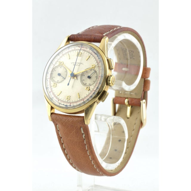 Chronograph Universal Watch from Genf, 1950s For Sale - Image 6 of 7