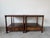 Wood Vintage Baker Furniture Empire-Style Wood End Tables With Drawer – A Pair For Sale - Image 7 of 18