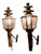 French Brass Carriage Lamps, Set of 2 For Sale