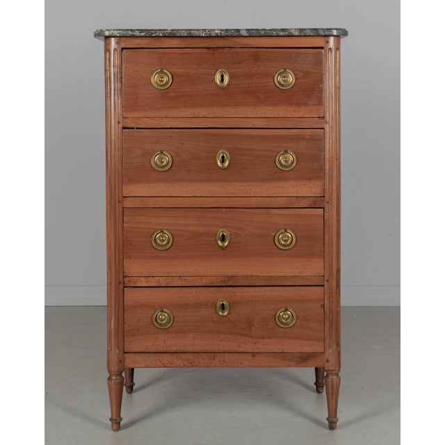French Louis XVI Chiffonier, or Tall Chest of Drawers, Circa 1780-1800 For Sale - Image 4 of 9