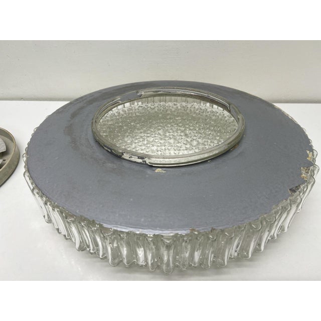 Large Bubble Glass Flush Mount Lamp by Motoko Isshi for Staff, 1970s For Sale - Image 18 of 18