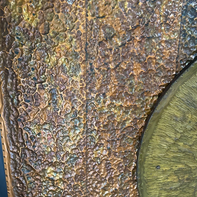 Pair of Large 1980s Sunburst Doors by Alan Weiss For Sale - Image 4 of 12