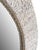Contemporary coastal style white wash wicker framed round wall mirror. Beautiful above a console or vanity, among other...