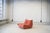 Togo Lounge Chair in Coral Corduroy by Michel Ducaroy for Ligne Roset For Sale - Image 3 of 16