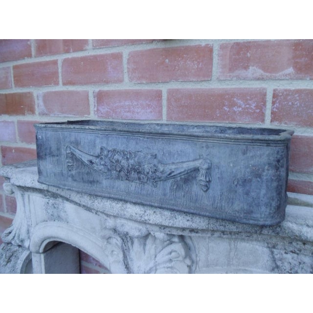 Cast Lead Flower Box, 1980s For Sale - Image 3 of 14