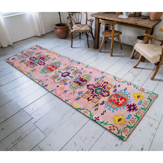 This curated 1970s runner originates from the weaving villages of Eastern Anatolia, distinguished by its exceptionally...