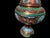 Vintage Hand Painted Copper Pedestal Urn For Sale - Image 11 of 12