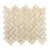 Coralina Travertine Honed 1" X 2" Herringbone Mosaic For Sale