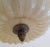 Vintage Bundt Cake Ceiling Lamp in Yellow Glass, 1970s For Sale - Image 4 of 5