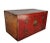 Early 19th Century Red Stacked Antique Trunks For Sale In Greensboro - Image 6 of 10