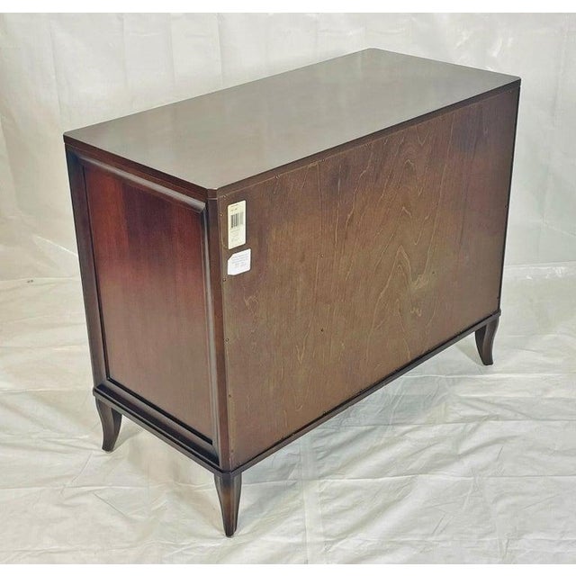 Pair of 3 Drawer Bachelor Chests With Brass Hardware by Century Furniture For Sale - Image 16 of 18