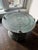 Contemporary Patinated Bronze Drum Side Table — Sculptural Global Accent, Organic Modern Design For Sale - Image 3 of 9