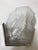 A pair of French Art Deco wall sconces signed by the French artist "J Robert" in clear frosted glass shades with geometric...