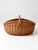 Vintage Large Willow Gathering Basket With Handle For Sale - Image 6 of 14