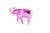 Pink Resin Elephant from Richard Orlinski For Sale - Image 9 of 9