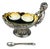 Silver-Plated Caviar Server with Spoon from Royal Family Sheffield, Italy, 1990s, Set of 2 For Sale