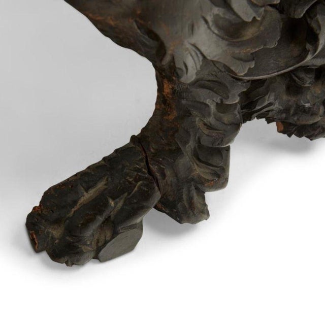 19th Century Renaissance-Style Ebonized Walnut Hall Chairs - Set of 3 For Sale - Image 10 of 12