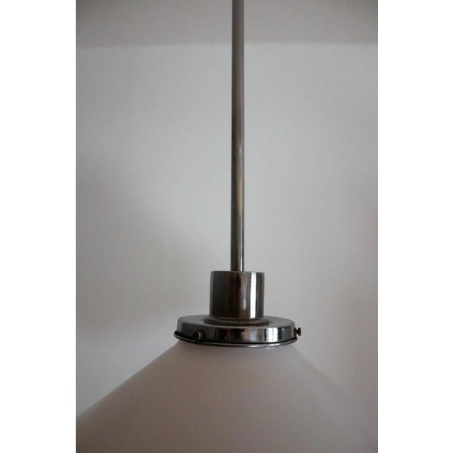 Mid-Century Italian Pendant Lamp in Acrylic Aluminum and Brass by Stilnovo, 1950s For Sale - Image 14 of 18