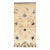 1920s Beige Field Traditional Symbols Art Antique Chinese Peking Small Rug For Sale