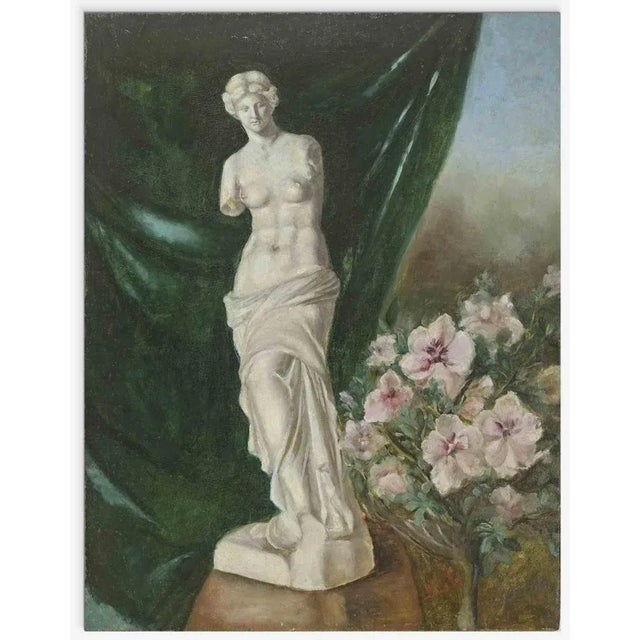 Marthe Delacroix, Venus de Milo, Oil on Canvas, Mid-20th Century For Sale - Image 5 of 5