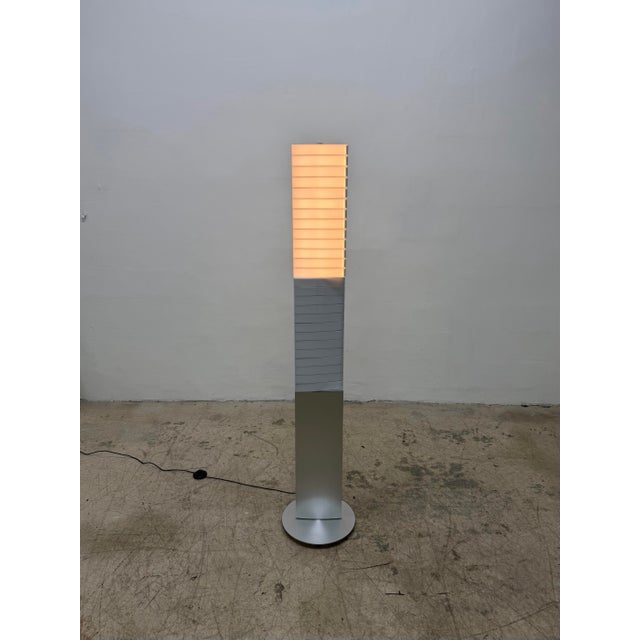 2010s QisDesign Piano White Led Totem Floor Lamp, 2000s For Sale - Image 5 of 12