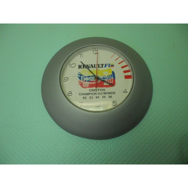 Vintage F1 Five-Time World Champion Clock from Renault, 1990s For Sale - Image 11 of 13