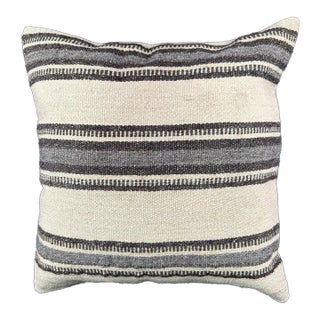 Turkish Hemp Pillow Cushion Natural Beige Gray Pillow Cushion Cover 24x24 For Sale