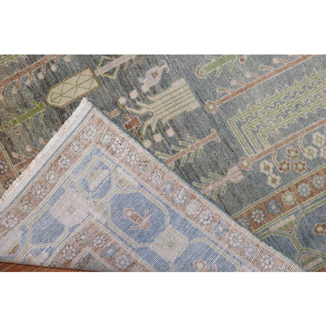 Zabihi Collection Weeping Willow Tree Antique Persian Malayer Rug - 4'11" x 8'5" For Sale - Image 9 of 10