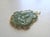 Chinese 19th Century Gia Certified, Vintage Chinese Serpentine Butterfly Gold Pendant For Sale - Image 3 of 7