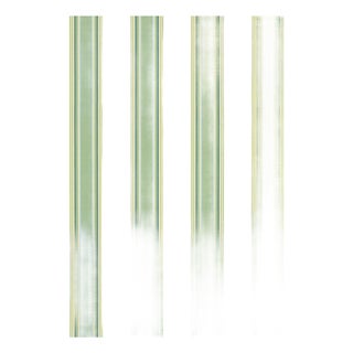 The House of Scalamandré Nolan Stripe Wallpaper, Key Lime For Sale