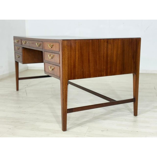 Freestanding Desk in Mahogany For Sale - Image 11 of 16