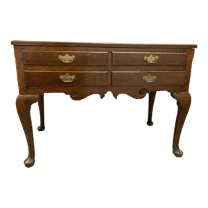 19th Century Mahogany Low Boy Queen Ann Style