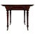 Gold 19th Century English Freestanding Mahogany Writing Table For Sale - Image 8 of 12