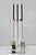 Danny Alessandro Albrizzi Vintage Modernist Lucite & Chrome Fireplace Tool Set For Sale - Image 15 of 15