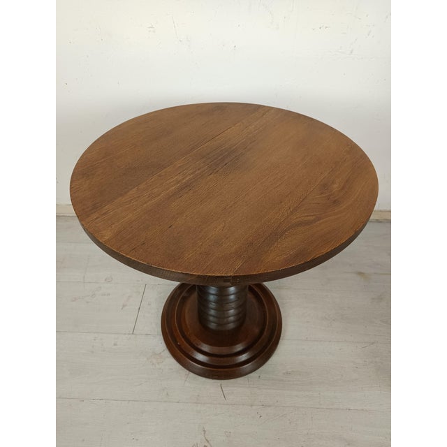 Brutalist Guéridon Table by Charles Dudouyt, 1940s For Sale - Image 9 of 18