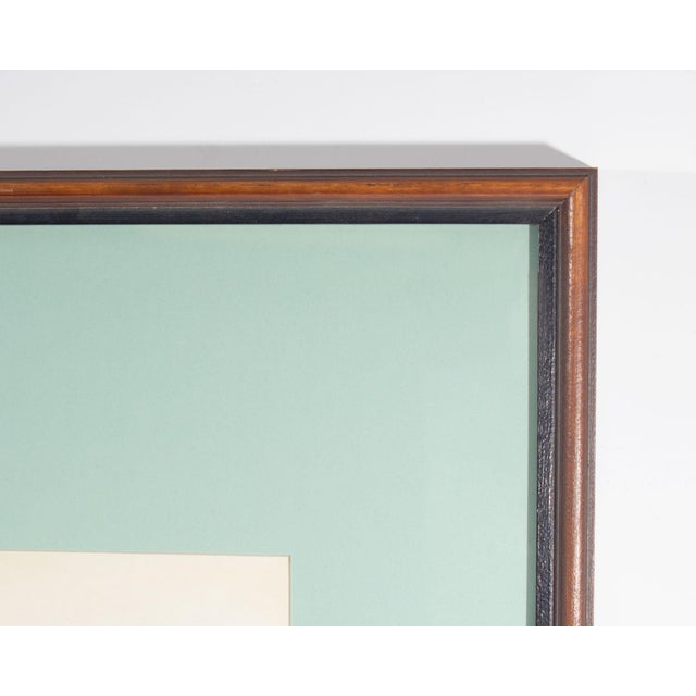 Abstract 1969 Abstract Mixed Media Drawing Signed by James L. Bruch For Sale - Image 3 of 9