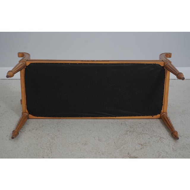 French Louis XVI Cane Side Window Bench For Sale - Image 12 of 12