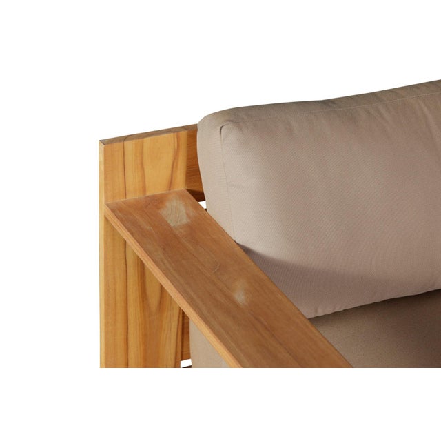2020s Imperial Grove Outdoor Solid Teak Wood Armchair For Sale - Image 5 of 14