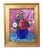 2020s Beautiful Vase of Flowers Oil Painting, by Ruth Arenz Including the Antiqued Gold Wood Frame For Sale - Image 5 of 5