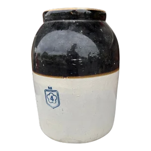Antique Nelson McCoy 4 Gallon Stoneware Crock Jug