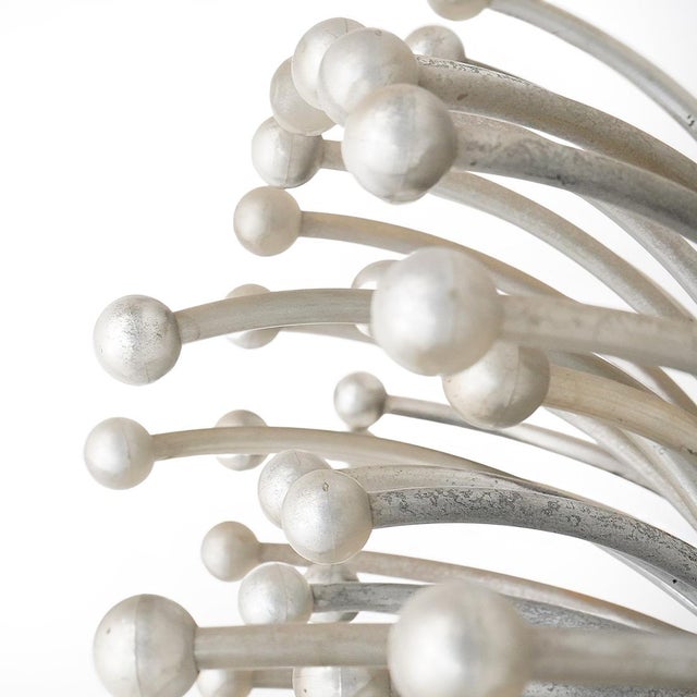 Silver Pistillo Ceiling Lamp by Studio Tetrarch for Valenti, 1970s For Sale - Image 8 of 17