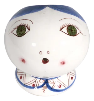 Whimsical Mid 20th Century Italian Pottery String Holder