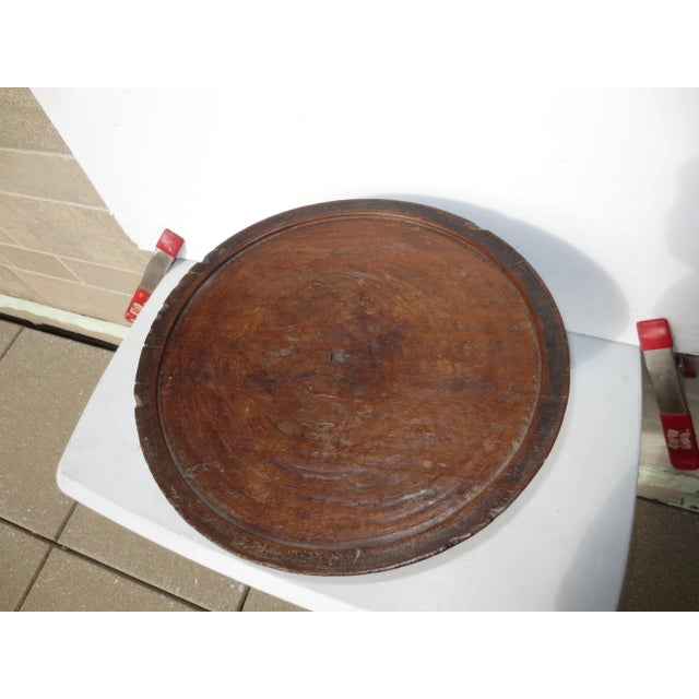 Asian Wood and Lacquer Table Plateau From Indonesia For Sale - Image 3 of 10