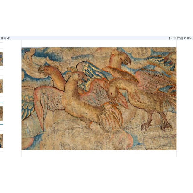 18th Century Flemish Obosusson Tapestry. For Sale - Image 4 of 5